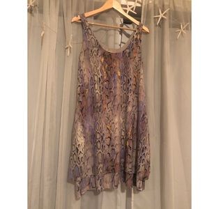 RACHEL Rachel Roy Snake Print Shift Dress